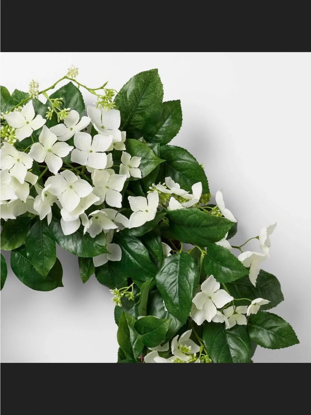 Hydrangea Wreath Cream - Threshold™ designed with Studio McGee